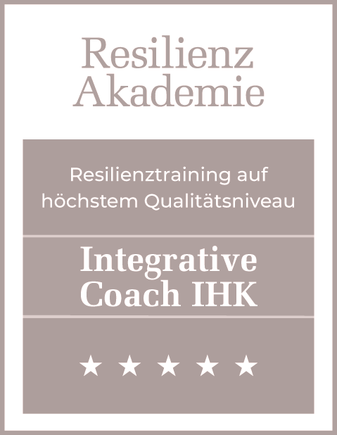 RA Integrative Coach IHK silber gold